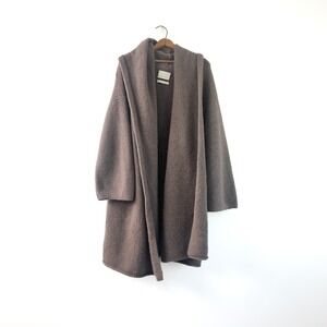 Lauren Manoogian Capote Coat Cardigan – Alpaca Wool – O/S – Taupe